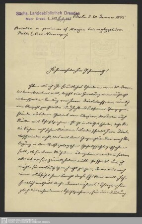 Briefe 143 - 146, 1895