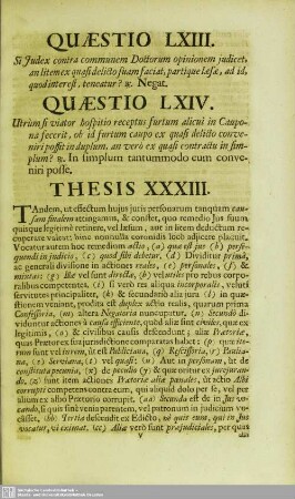 Thesis XXXIII