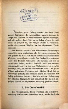 Jahrbuch des Schweizer Alpenclub : = Annuaire / Club Alpin Suisse. 4. 1867/68 (1868)