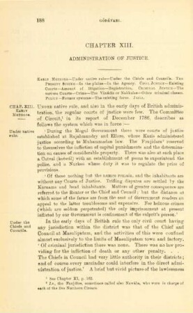 Chapter XIII. Administration of justice