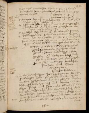 441-447, Abschluß von Pars III.; zu Crusius "Corona anni" S. 441ff