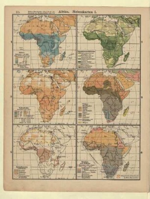 Afrika. Nebenkarten I.
