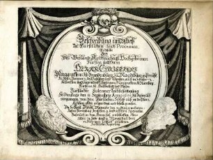 Leichenpredigten über Markgraf Christian von Brandenburg (geb. 30. Jan. 1581, gest. 30. Mai 1655)