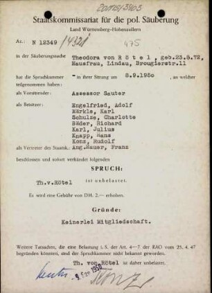 Rötel, Theodora von