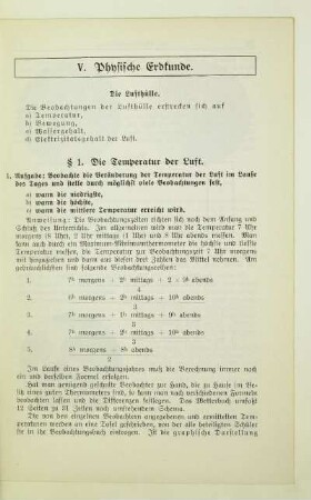 V. Physische Erdkunde