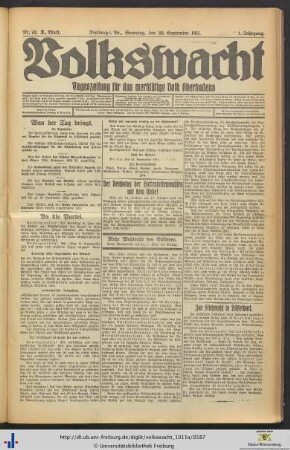 23.09.1911 (I. Blatt)