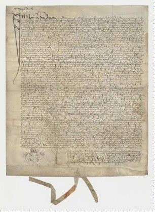 Ausführungsurkunde (Ausführungsbestimmung) zum Testament des Bardowicker Domherrn Hinricus Schele vom 1. August 1511. Notar Theod. Schutte.