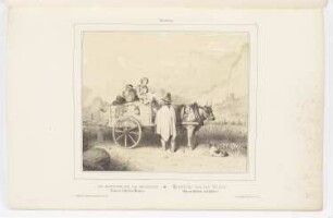 La retour de la moisson, Blatt 5 der Folge "Souvenirs du Tyrol, du Vorarlberg et de la haute Bavière"
