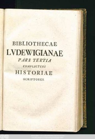 Ps. 3: Complectens Historiae Scriptores