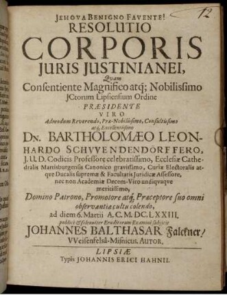 Resolutio Corporis Iuris Iustinianei