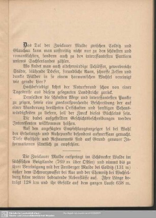 Zwickauer Mulde - Zschadraß