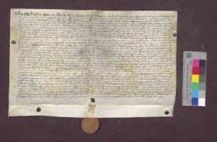 Schuldverschreibung des Hans Kratwol zu Leutersberg gegenüber derMaria-Magdalenen-Kaplanei zu Kirchhofen.