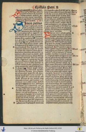 Epistola secunda beati Petri apostoli