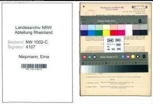 Entnazifizierung Erna Niepmann, geb. 01.05.1904 (Einkaeuferin)