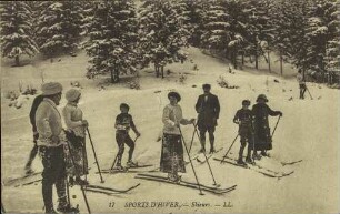 Sports d'Hiver - Skieurs - LL