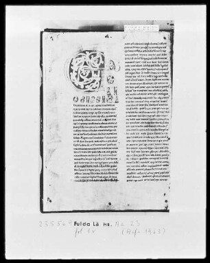 Augustinus, Opera varia — Initiale G (loria), Folio 1 verso