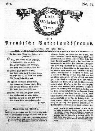 No. 23., vom 19ten März
