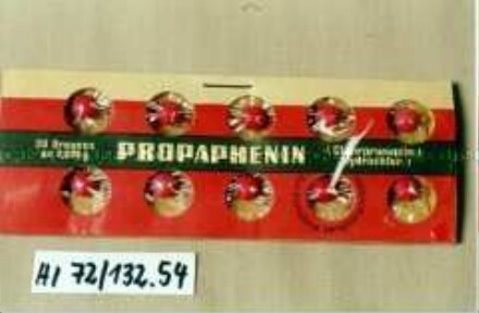 Propaphenin, neurologisches und psychiatrisches Beruhigungsmittel in Originalverpackung