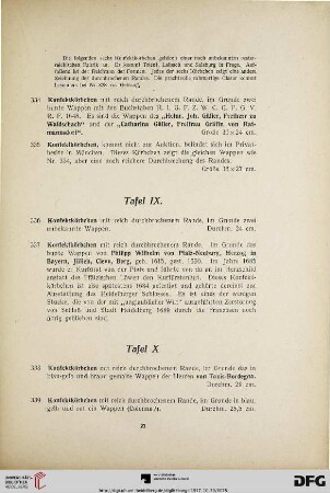 Tafel IX. (Nr. 336-337)