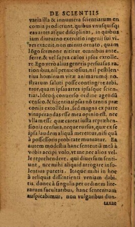 Henr. Cornelii Agrippae ab Nettesheym De incertitudine et vanitate omnium scientiarum & artium liber : lectu plane iucundus & elegans