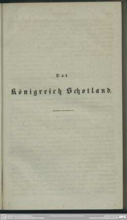 Das Königreich Schottland