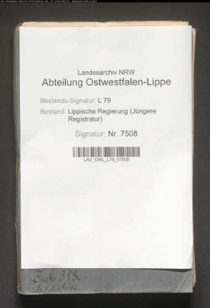 Kommunalwege im Bezirk des Fleckens Schwalenberg