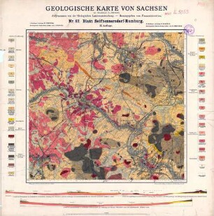 [5053] Seifhennersdorf-Rumburg, Geologische Karte von Sachsen