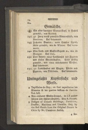 Gemählde.