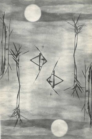 Spiegelung am See, grafisch, experimentell
