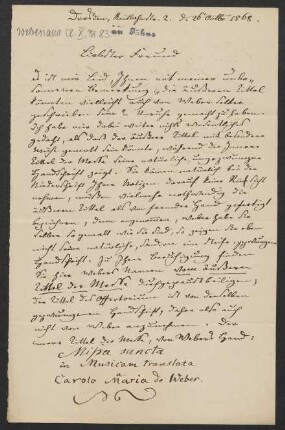 Brief an Friedrich Wilhelm Jähns : 26.10.1868