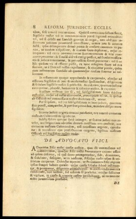 De Advocato Fisci.