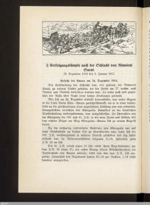 l) Verfolgungskämpfe nach der Schlacht von Rimnicul Sarat