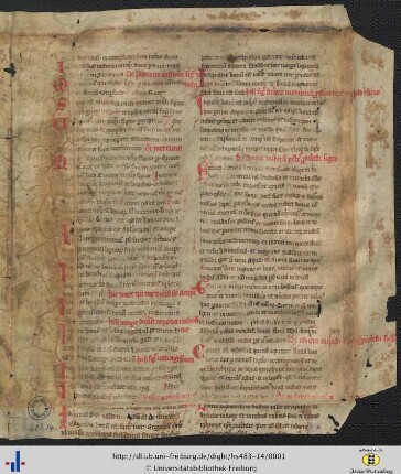Astrologischer lateinischer Traktat - Macer Floridus, Fragment
