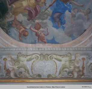 Allegorie der Doktrin und der Weisheit besiegen die Leidenschaften?