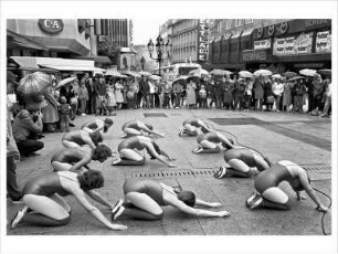 1. Mai, Tag der Arbeit, Kurienplatz, Kettwiger Straße, Essen, BRD, 1984