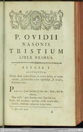 P. Ovidii Nasonis Tristium
