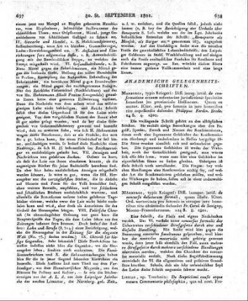Lipsiae, ap. Tauchnitz: De Scepticismi causis atque natura Commentatio philosophica, qua ad orat. Professionis Philos. adeundae causa recitandum invitat Christianus Weiss, Phil. D. 65 S. 4 . 1801.