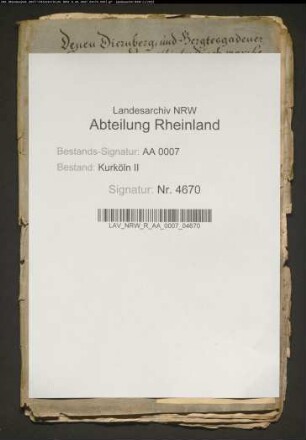 Erlaubnis zum Durchzug der Salzburger Emigranten nach den Niederlanden