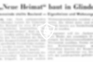 "Neue Heimat" baut in Glinde