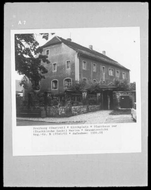 Pfarrhaus Stadtkirche Sankt Marien