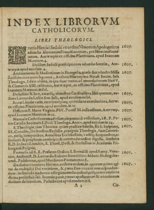 Libri Theologici .