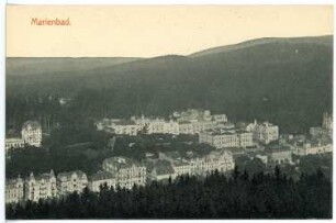 Marienbad. Blick auf Marienbad