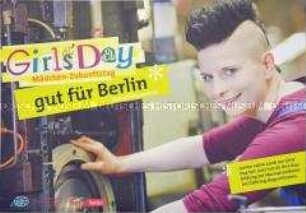 Plakat zum Girls' Day 2015