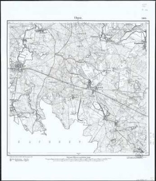 Meßtischblatt 2691 : Uhyst, 1889 : Uhyst. - Aufnahme 1887. - 1:25000. - [Berlin]: Reichsamt für Landesaufnahme, 1889. - 1 Kt.