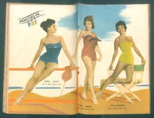 Debra Paget, Terry Moore, Rita Moreno - [Ilustración] : Pebetas de PBT