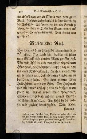 502-507, Marianischer Rath