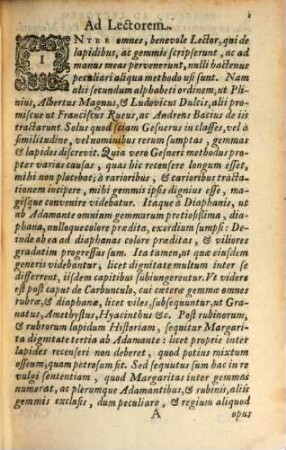 Gemmarum Et Lapidum Historia