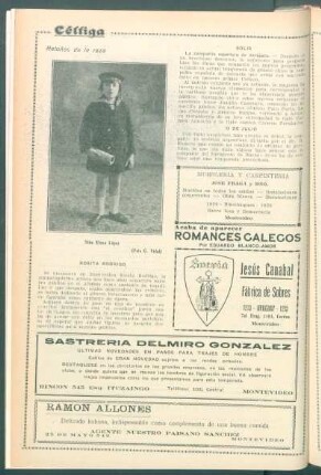 Retoños de la raza : [Retrato de] Niña Elena López