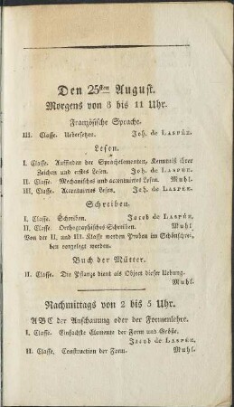 Den 25.sten August