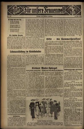 Zweite Ausgabe vom Dienstag, den 26. Mai 1936.